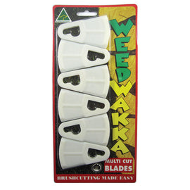 WeedWakka/GA BRR7420 Weedwakka 6 Pack Of Replacement Plastic Blades BRR7420