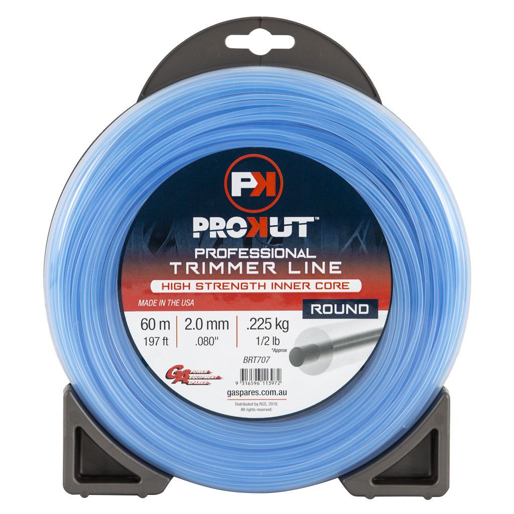 PROKUT/GA BRT707 Prokut Trimmer Line Round Blue .080 2.0Mm 1/2Lb 60M Donut s