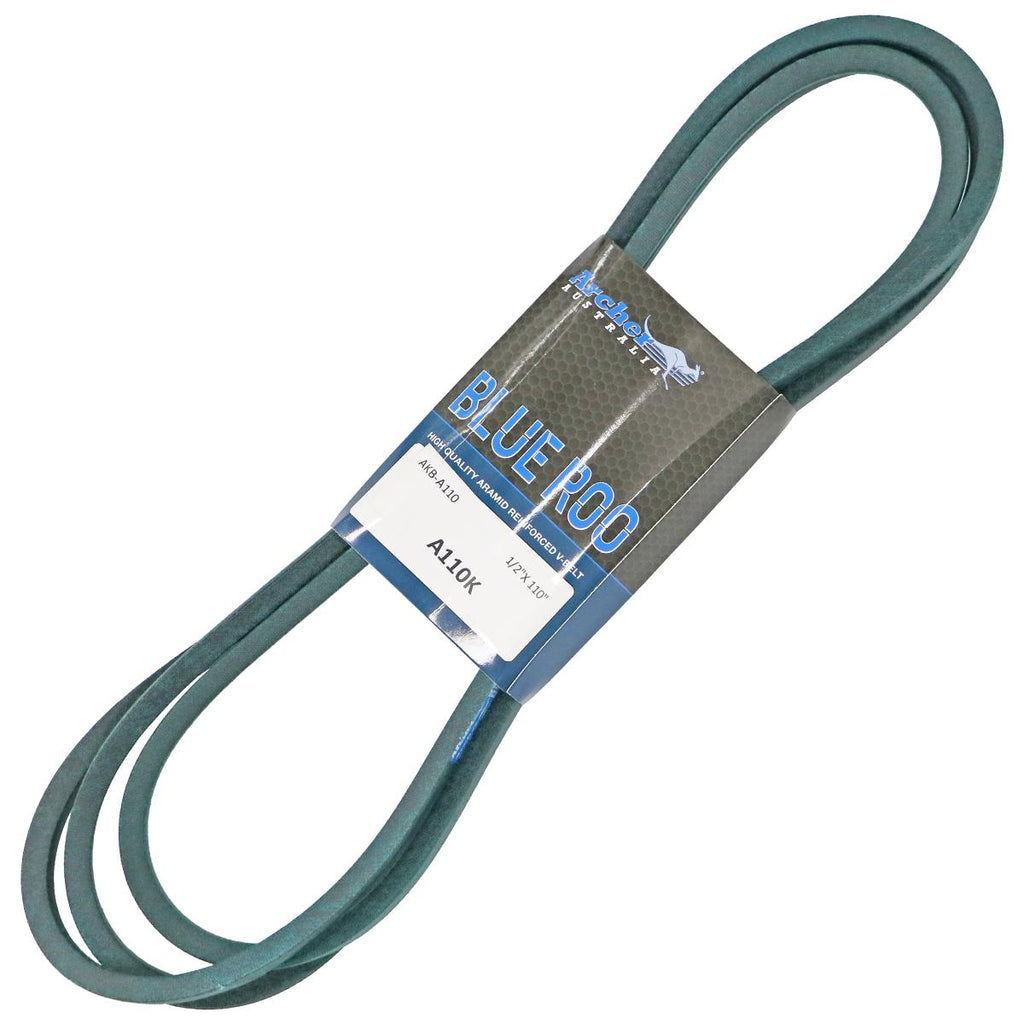 PowerMowers provides professional lawn & garden products that prioritises cutting-edge performance & user-safety. Blue Roo Kevlar V-Belt AKB-A110