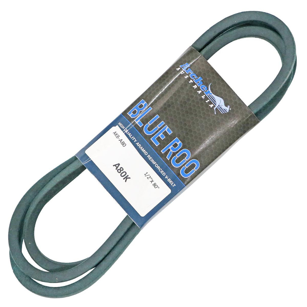 PowerMowers provides professional lawn & garden products that prioritises cutting-edge performance & user-safety. Blue Roo Kevlar V-Belt A Section 80" AKB-A80
