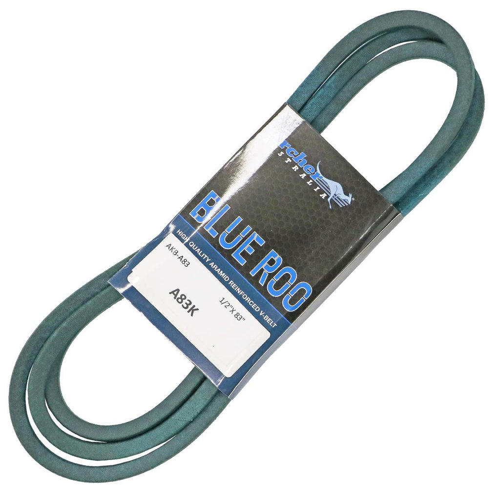 PowerMowers provides professional lawn & garden products that prioritises cutting-edge performance & user-safety. Blue Roo Kevlar V-Belt A Section 83"  AKB-A83