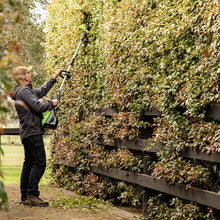 Load image into Gallery viewer, GREENWORKS 60V Pro Pole Hedge Trimmer 50cm (2.4m Reach) 4.0Ah Battery &amp; Charger Kit