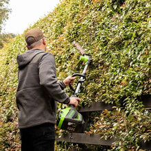 Load image into Gallery viewer, GREENWORKS 60V Pro Pole Hedge Trimmer 50cm (2.4m Reach) 4.0Ah Battery &amp; Charger Kit