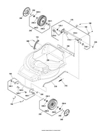 Victa Genuine Front Axle Repair Kit Assy. CH85955DZ