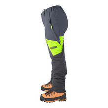 Load image into Gallery viewer, Clogger Zero Ultra Women's Premium Chainsaw Pants - Grey/Green