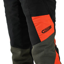 Load image into Gallery viewer, Clogger Zero Gen2 Light and Cool Men's Chainsaw Pants - Black-Red