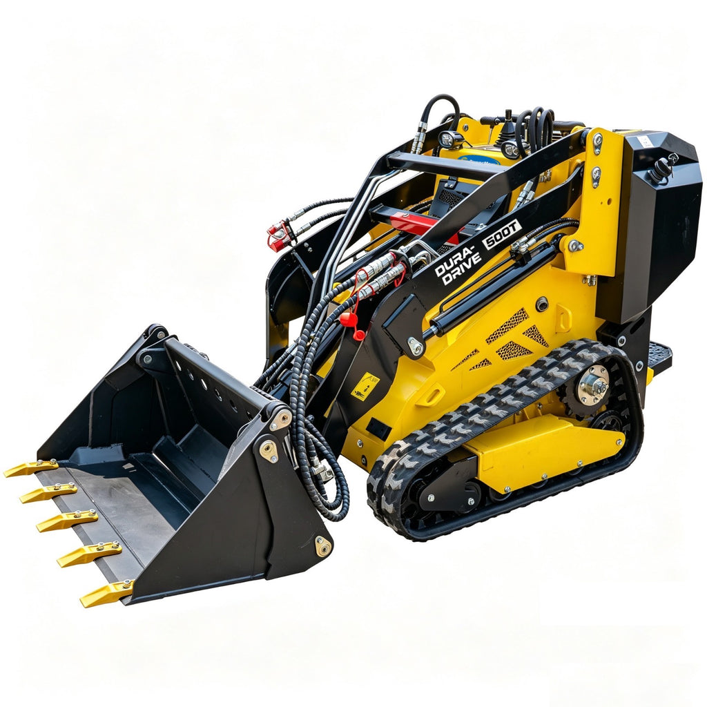 PowerMow DuraDrive Series 500T Tracked Compact HD Utility Mini Skid Loader
