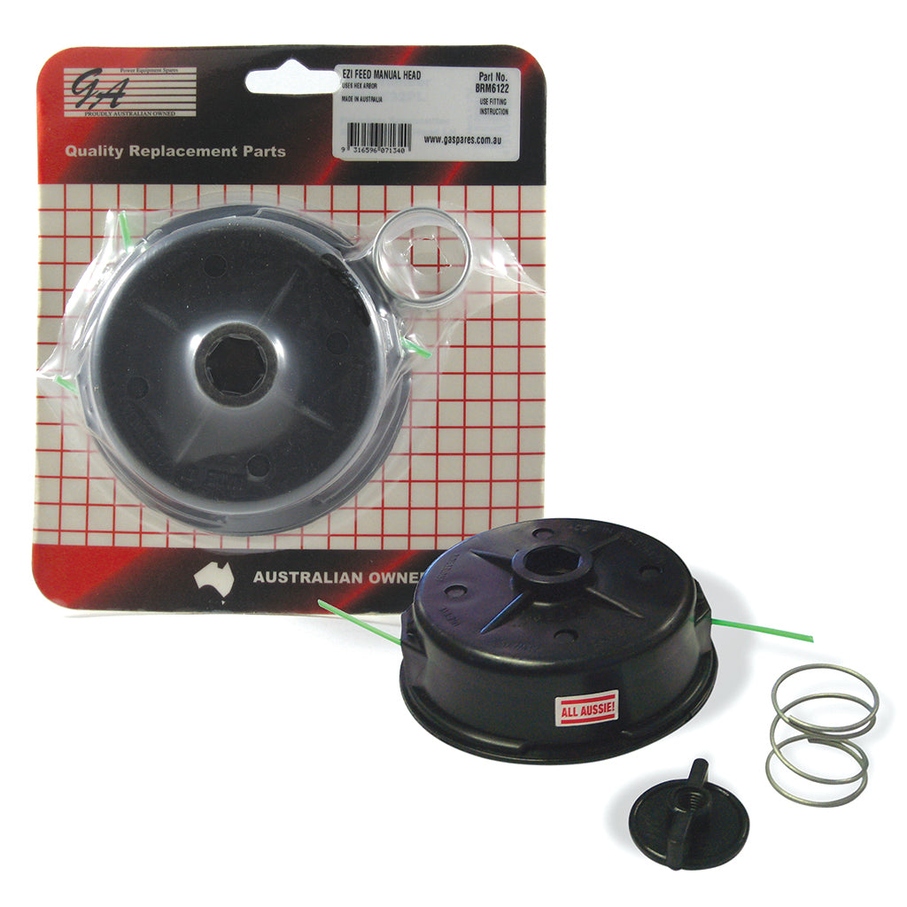 PowerMowers provides professional lawn & garden products that prioritises cutting-edge performance & user-safety. EZI FEED MANUAL HEAD  BRM6122