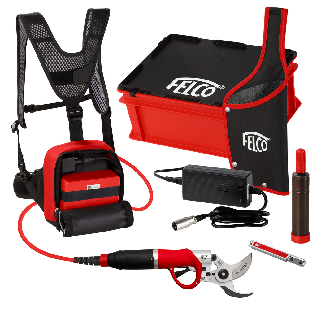 Felco Electric Pruner With 108Wh Battery And Power Pack