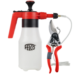 Felco 19 Ergonomic Hybrid Spray Bottle Pruner Secateurs Kit