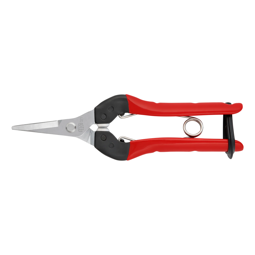 Felco 321 Straight Pick & Trim Chromium 177mm Blade Pruner Shear Snips