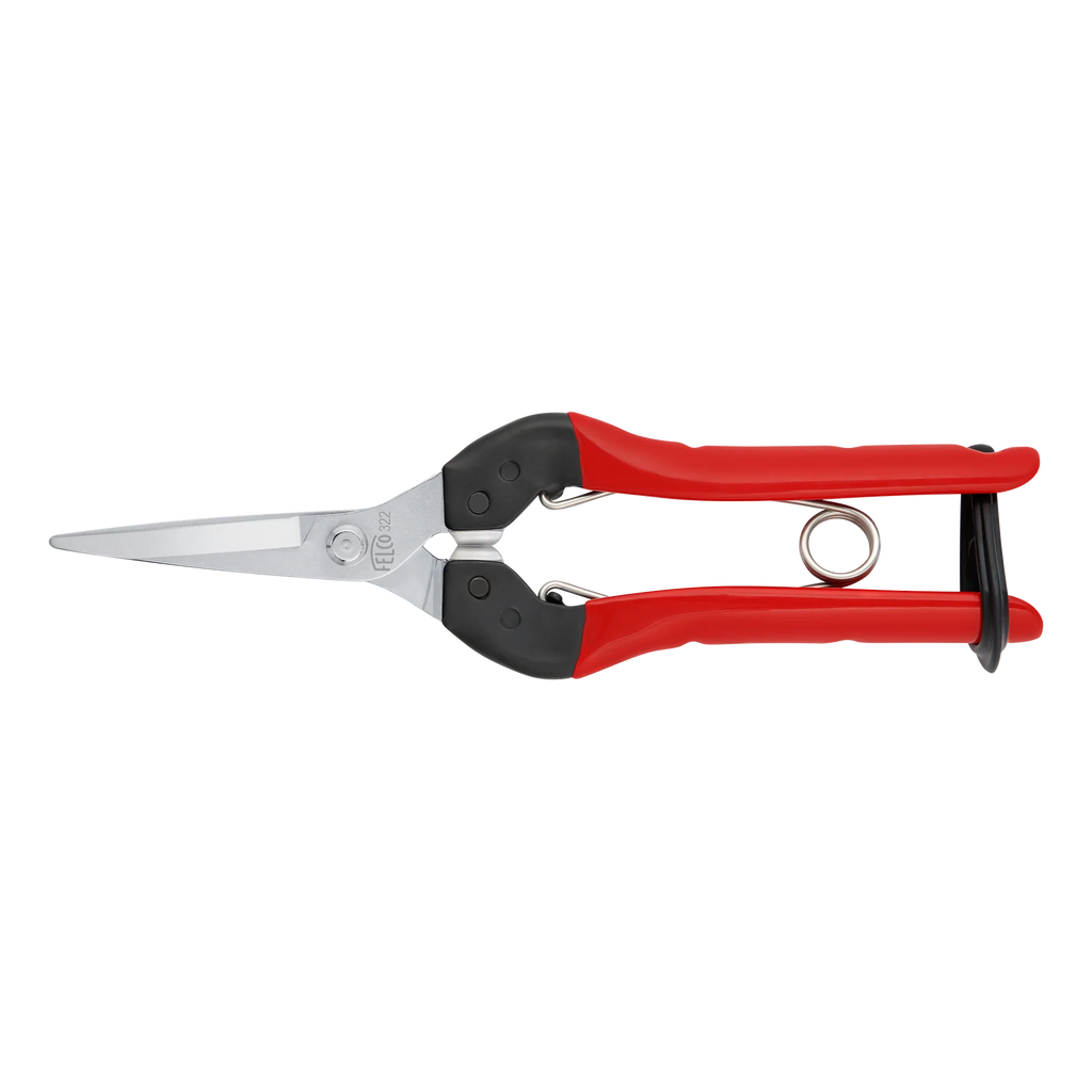 Felco 322 Straight Pick & Trim Chromium 190mm Blade Pruner Shear Snips