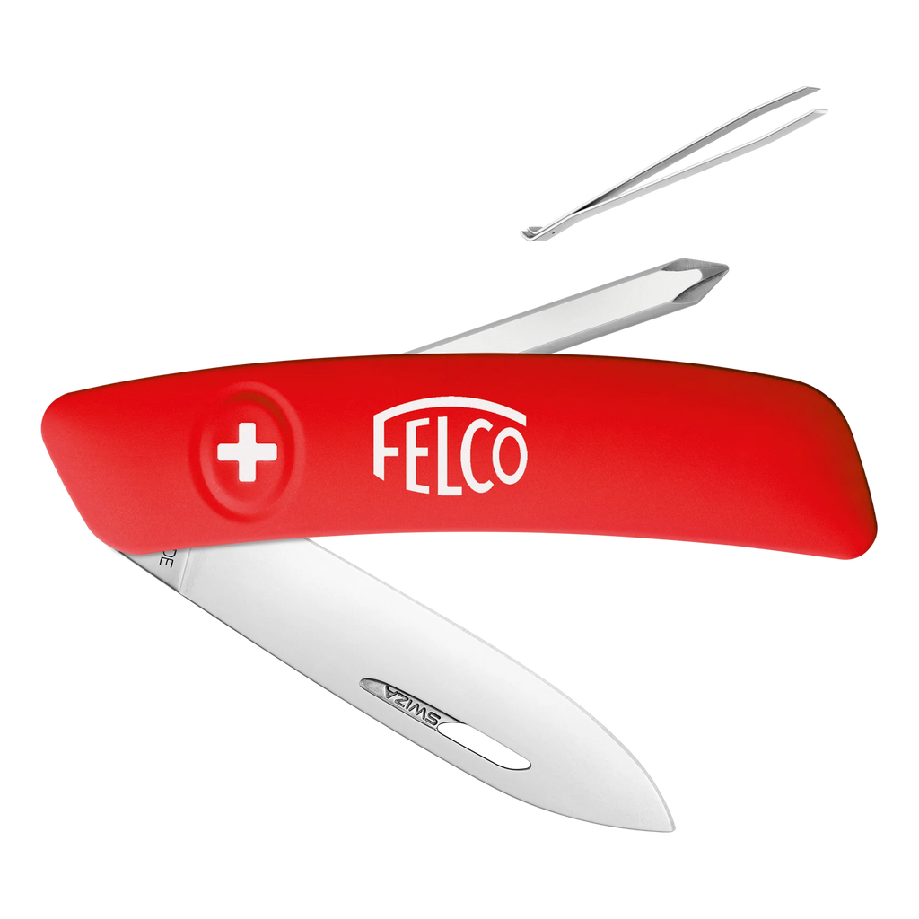 Felco 502 4-Function Swiss Pocket Knife & Screw Driver