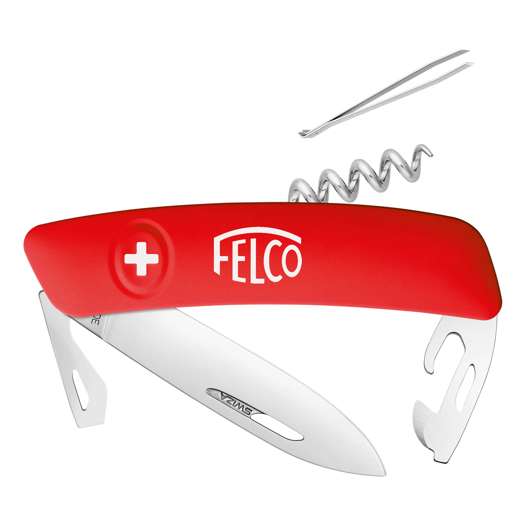 Felco 503 9-Function Swiss Pocket Knife & Corkscrew