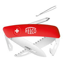 Load image into Gallery viewer, Felco 505 10-Function Swiss Pocket Knife, Screw Driver and Saw