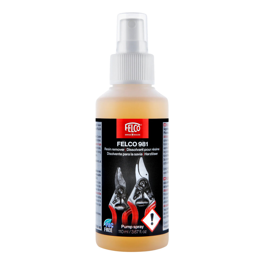 Felco 981 High-Performance Resin Remover Spray 110mL