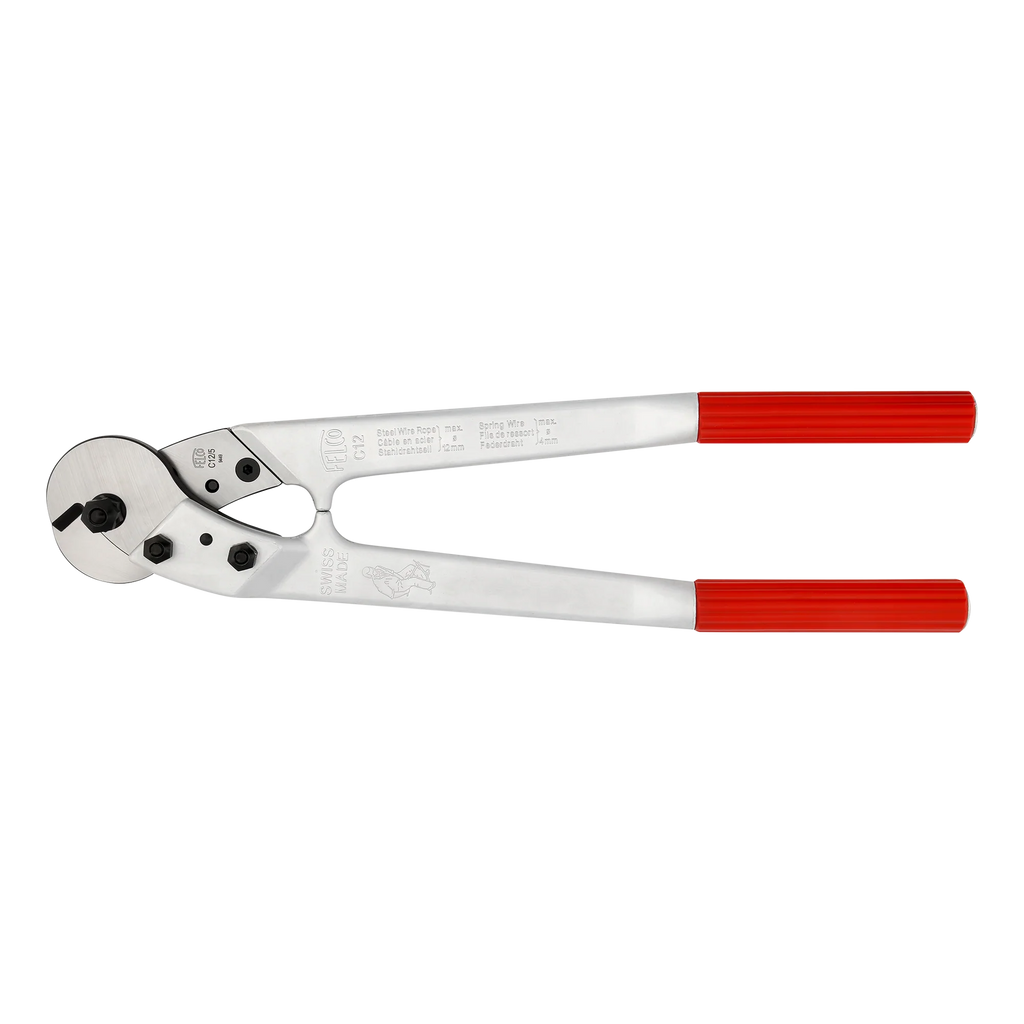 Felco C12 Heavy-Duty Two-Handed 12mm Steel Cable/Wire Cutters