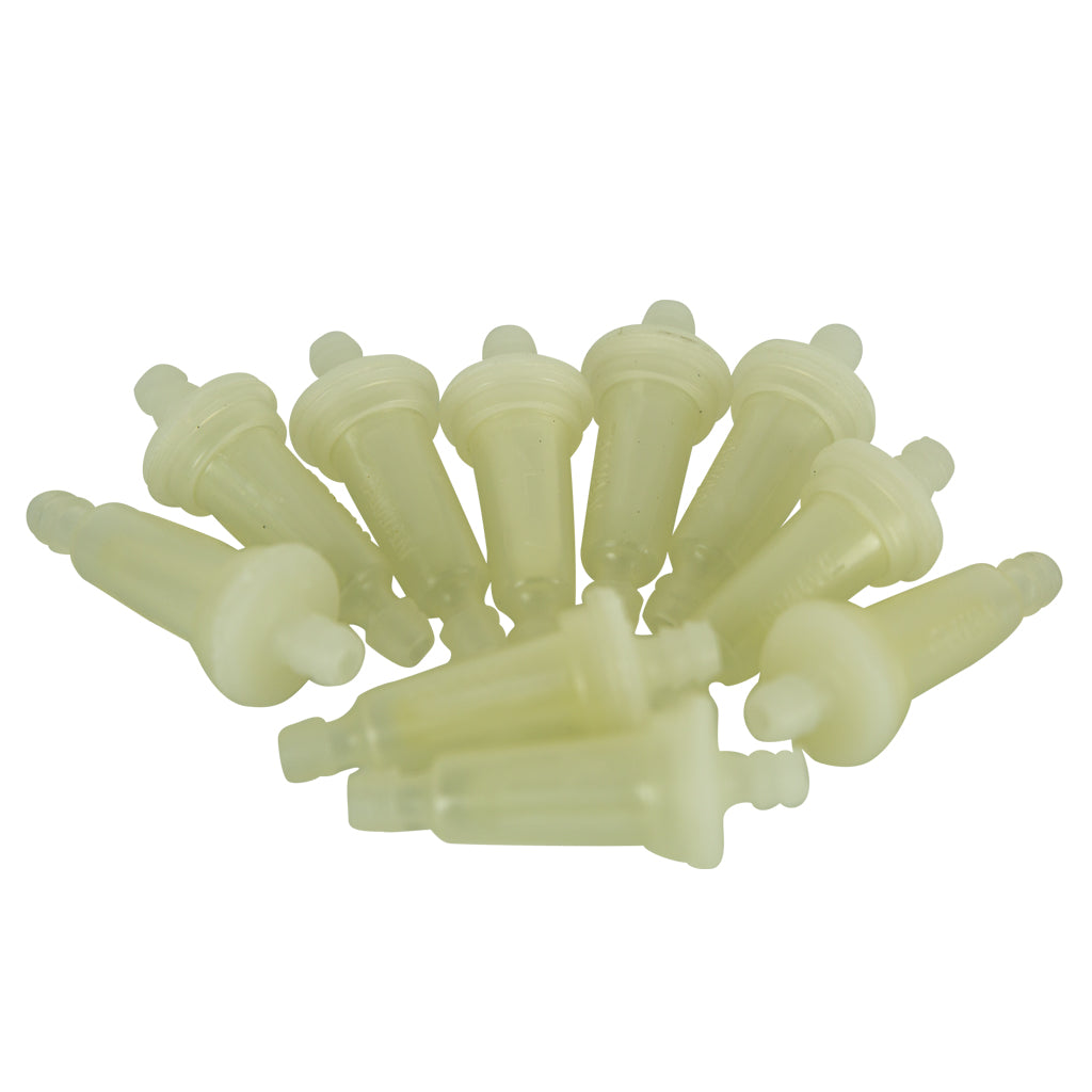 GA/Universal/John Deere/Snapper FPL4049/AM107314 Fuel Filter 85 Micron Fits 1/4" Barbs Pack Of 10 FPL4049, AM107314