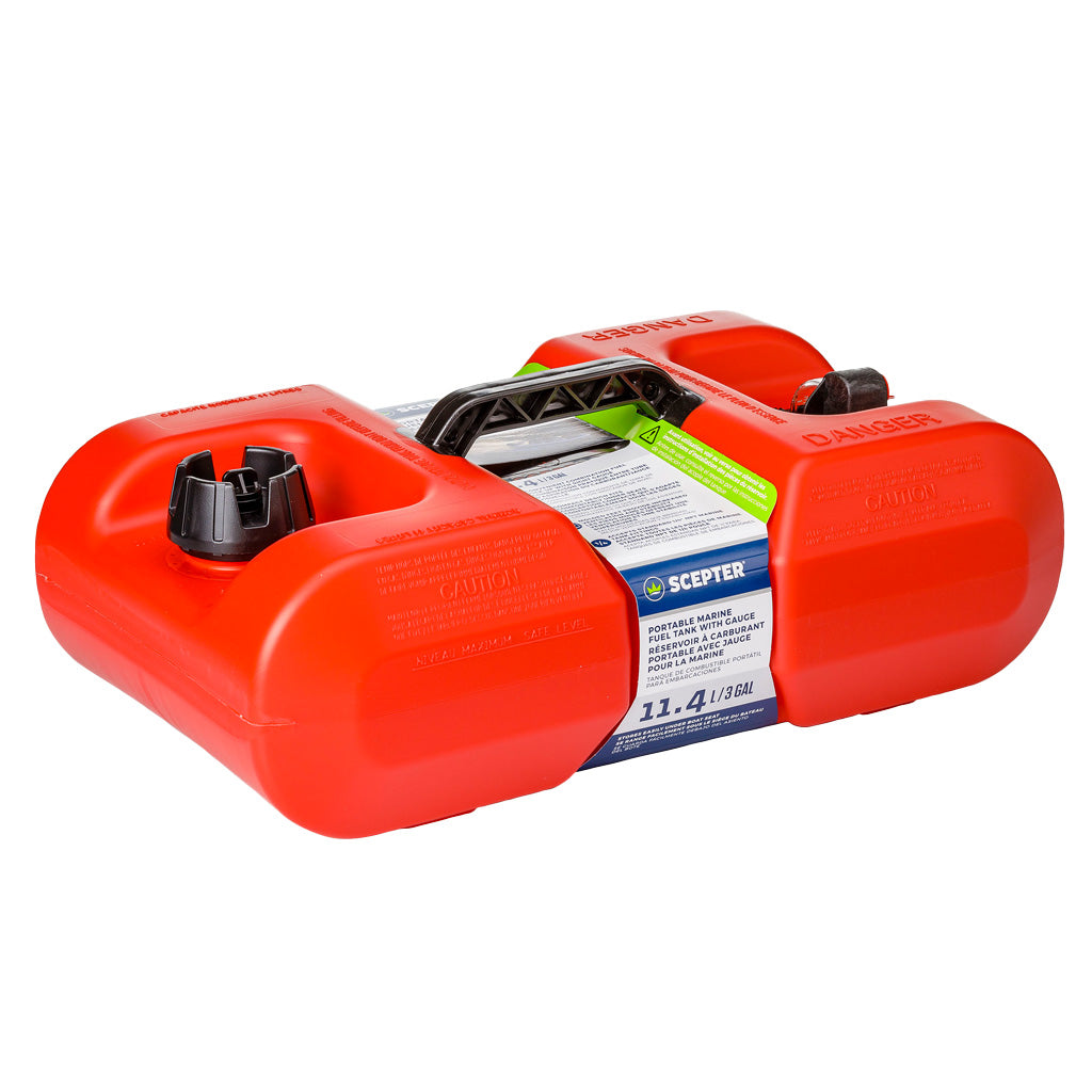 Scepter/GA FUE8780 Scepter Marine 11.4L Low Profile Underseat Portable Fuel Tank FUE8780
