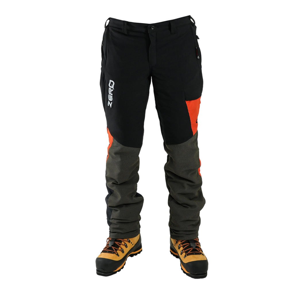 Clogger Zero Gen2 Light and Cool Men's Chainsaw Pants - Black-Red