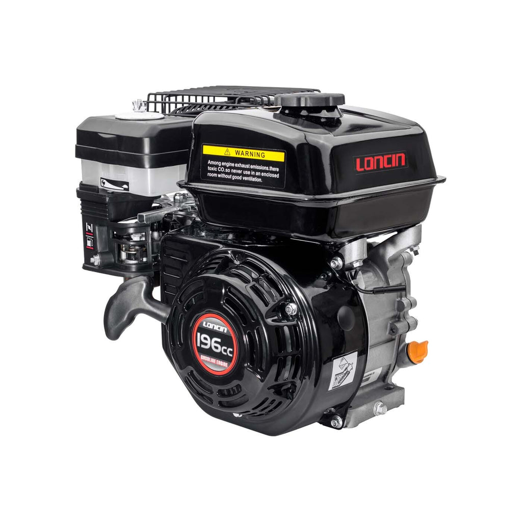 Loncin 196CC 6.5HP 3/4" (19.05mm) Horizontal Shaft Engine G200F