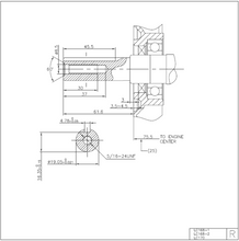 Load image into Gallery viewer, Loncin 196CC 6.5HP 3/4" (19.05mm) Horizontal Shaft Engine G200F