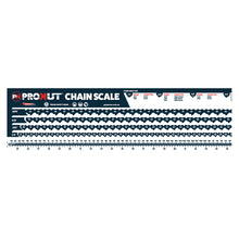 Load image into Gallery viewer, PROKUT/GA GAF10008 Chainsaw Chain Measuring Chart Sticker GAF10008