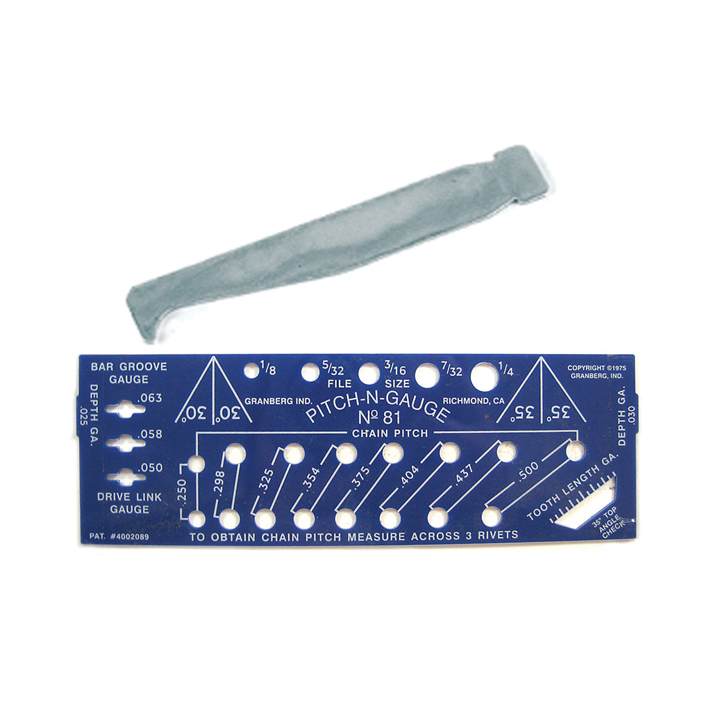 PROKUT/GA GAF109895/GAF13616/TOL4047/OMK109895 Quick Check Gauge & Bar Groove Cleaner Set GAF109895, GAF13616