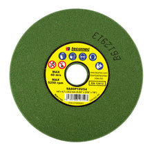 Load image into Gallery viewer, GA/PROKUT/Tecomec/OREGON GAF32670/V54/GAF420/GAF520/GAF620 Grinding Wheel Green 80 Grit 145 X 22.2 X 4.7 106540, 32653