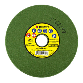 GA/PROKUT/Tecomec/OREGON GAF32670/V54/GAF420/GAF520/GAF620 Grinding Wheel Green 80 Grit 145 X 22.2 X 4.7 106540, 32653