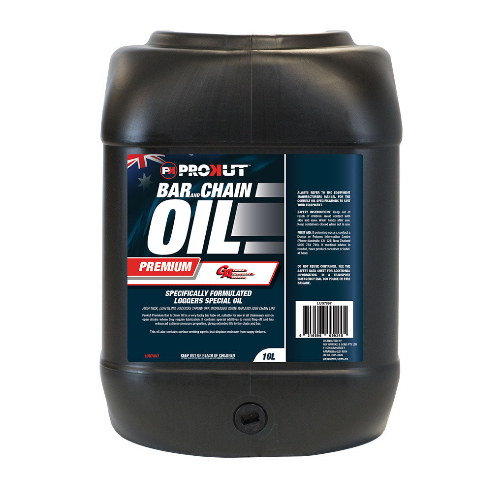 PowerMowers provides professional lawn & garden products that prioritises cutting-edge performance & user-safety. PROKUT/GA Bar & Chain Oil 10L LUB7897