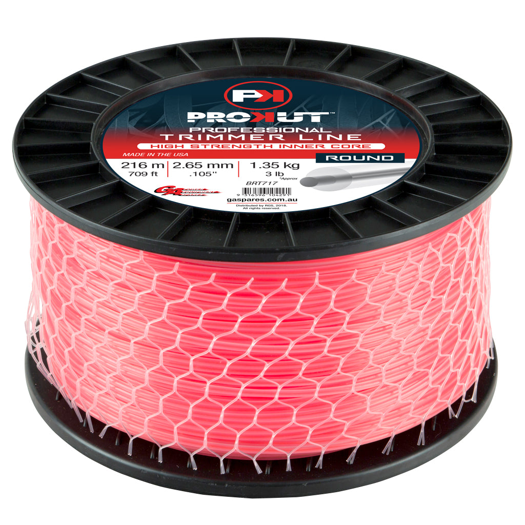 PowerMowers provides professional lawn & garden products that prioritises cutting-edge performance & user-safety. GA PROCORE® OMK561522 Trimmer Line Round Pink .105 2.65MM 3LB 216M BRT717
