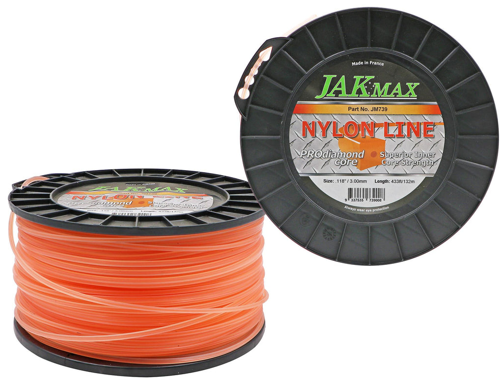 PowerMowers provides professional lawn & garden products that prioritises cutting-edge performance & user-safety. GA PROCORE® Trimmer Line Core Square Orange .120 3mm 132m Spool OMK561525