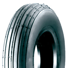 Load image into Gallery viewer, PowerMowers provides professional lawn &amp; garden products that prioritises cutting-edge performance &amp; user-safety. GA PTU1631 Tyre 11x4.00-5 Tubeless Rib Pattern
