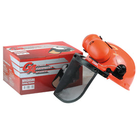 PowerMowers provides professional lawn & garden products that prioritises cutting-edge performance & user-safety. GA Safety Helmet Kit (Orange) BRG6586