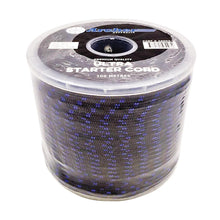 Load image into Gallery viewer, PowerMowers provides professional lawn &amp; garden products that prioritises cutting-edge performance &amp; user-safety. Universal/GA Starter Rope #5 Blue Fleck 4.0mm Diameter 200ft STR5008