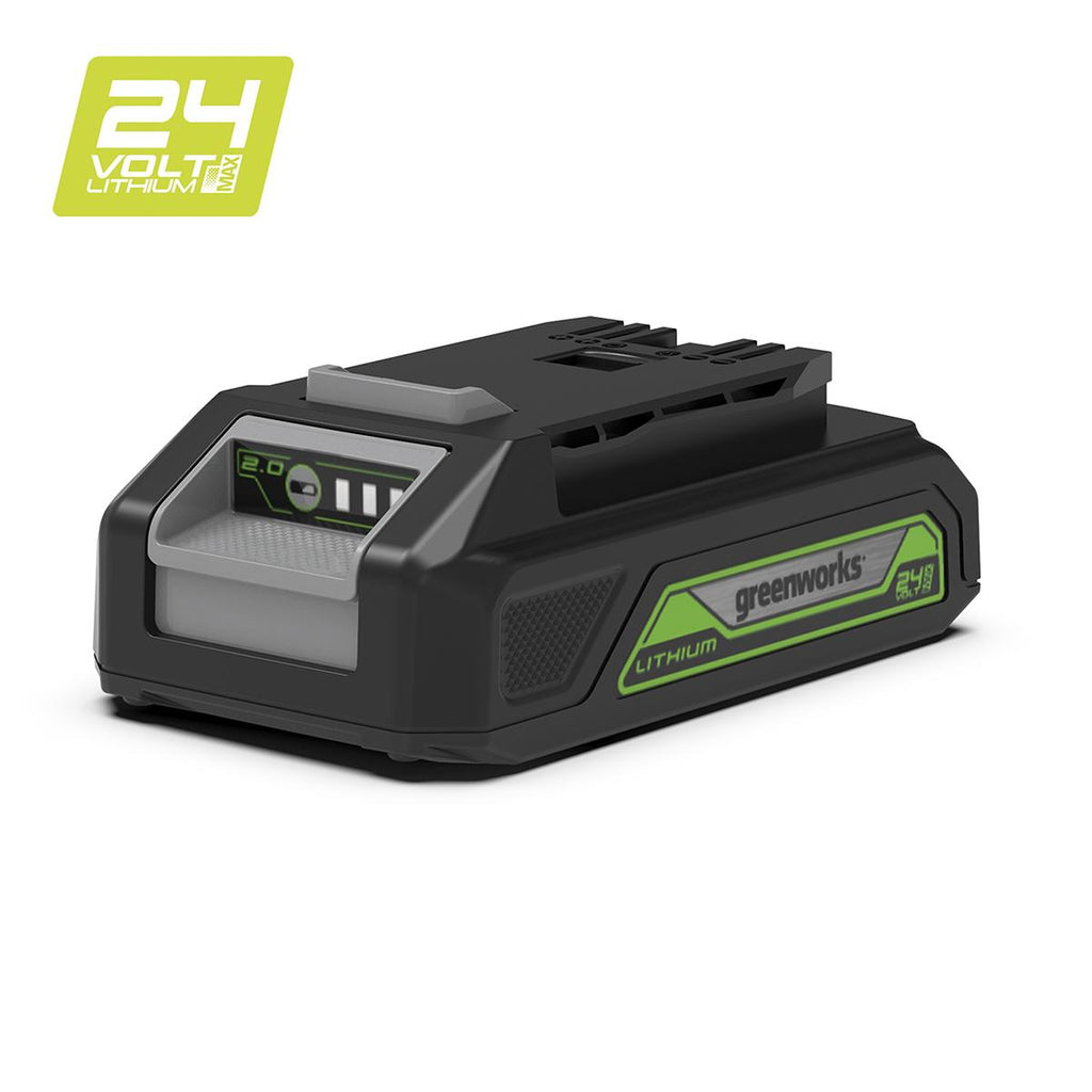 PowerMowers provides professional lawn & garden products that prioritises cutting-edge performance & user-safety. Greenworks 24V 2Ah Battery 2926707AU