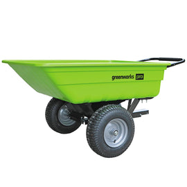 PowerMowers provides professional lawn & garden products that prioritises cutting-edge performance & user-safety. Greenworks Trailer Big Wheel 16x6.50-8 Poly Tipper Trailer CRT7729
