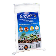 Load image into Gallery viewer, Grow Pro Organic Certified Worm Casting Pellet Pack BULK 5.2L 2800
