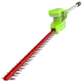 PowerMowers provides professional lawn & garden products that prioritises cutting-edge performance & user-safety. Greenworks 40V Hedger Attachment for 40V Pole Saw/Hedge Trimmer JMGW106