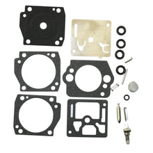 Load image into Gallery viewer, PowerMowers provides professional lawn &amp; garden products that prioritises cutting-edge performance &amp; user-safety. Husqvarna K750 C3-EL29A-B Carburettor Rebuild Kit 506410001, RB-133
