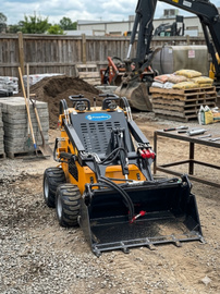 PowerMow DuraDrive Series 400W Wheeled Compact Utility Mini Skid Loader