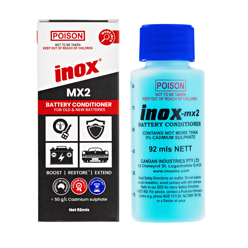 PowerMowers provides professional lawn & garden products that prioritises cutting-edge performance & user-safety. Inox Battery Conditioner 92mL BAT5944