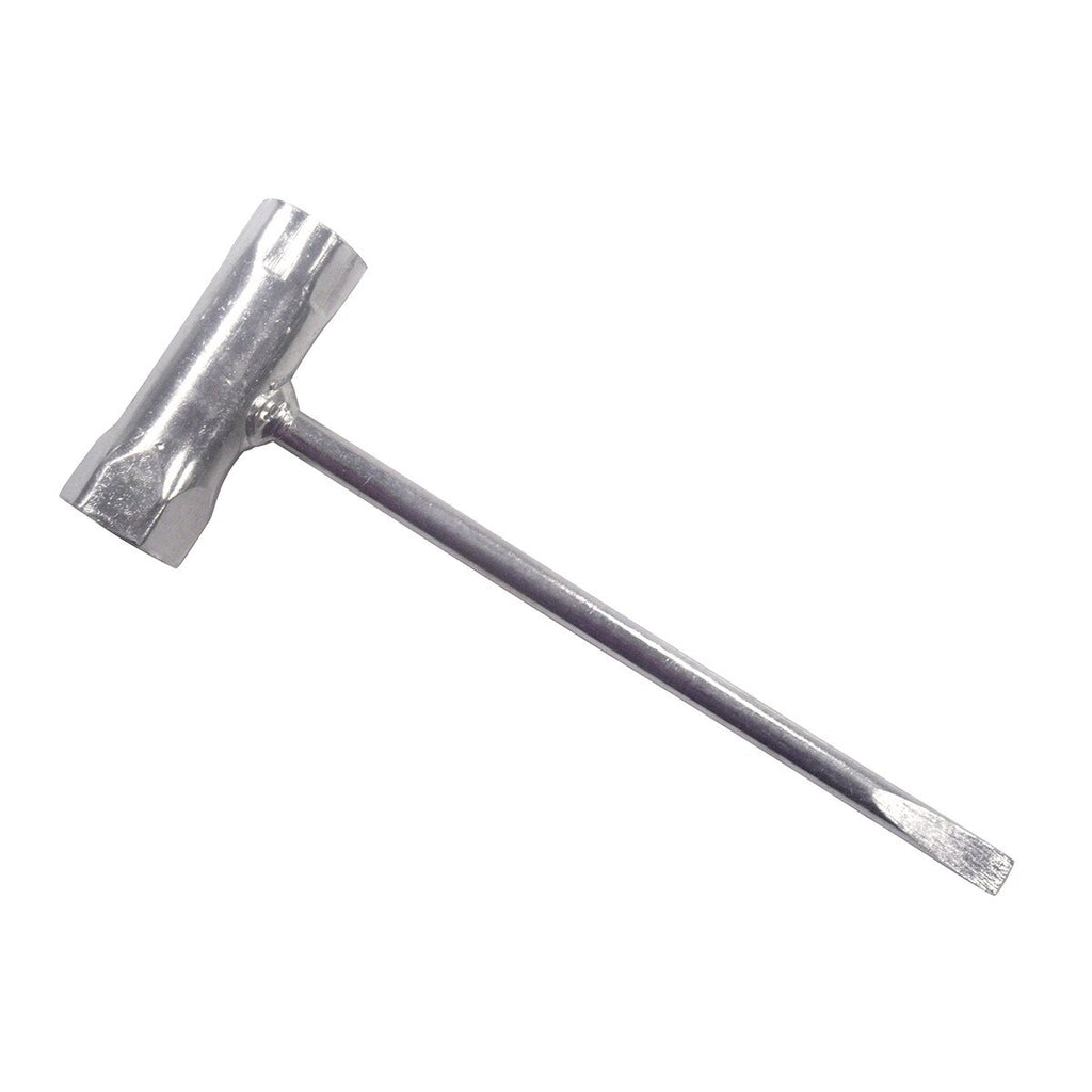 JakMax Zinc Plated Steel Chainsaw Scrench 19x17mm, 2-1/2" T-Wrench JM347