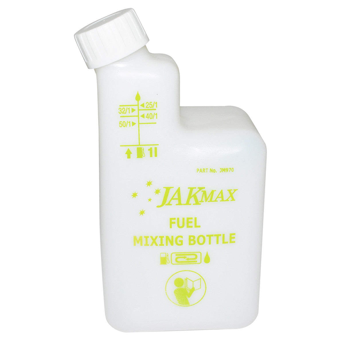 JakMax 1-Litre Fuel Pre-Mixing Bottle