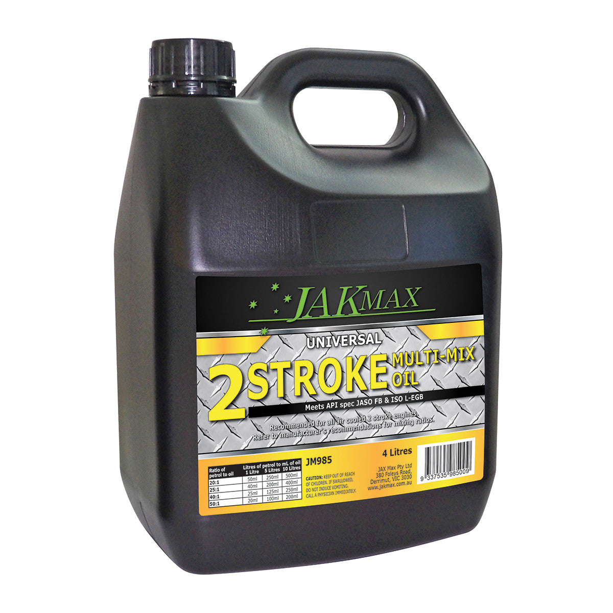 JakMax 2-Stroke Universal Multi-Mix Oil 4L
