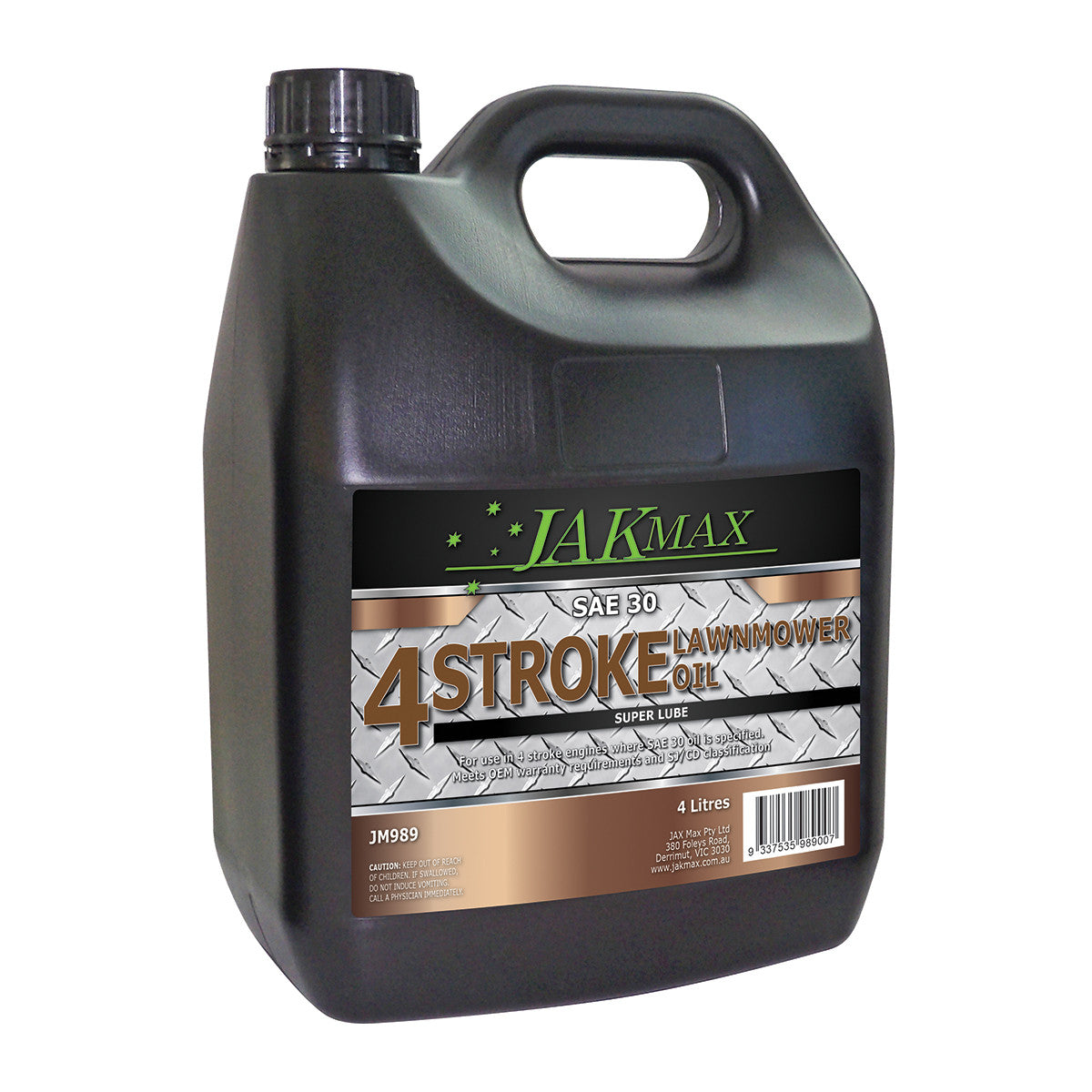 JakMax SAE30 SuperLube 4-Stroke Oil 4L
