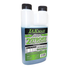 Load image into Gallery viewer, PowerMowers provides professional lawn &amp; garden products that prioritises cutting-edge performance &amp; user-safety. JakMax 2 Stroke Full-Synthetic Oil 1L Set of (12) JM980
