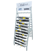 Load image into Gallery viewer, PowerMowers provides professional lawn &amp; garden products that prioritises cutting-edge performance &amp; user-safety. JakMax Bar Blade Rack 1 Display Header JM-BBR1