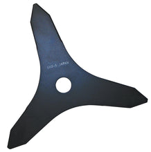 Load image into Gallery viewer, PowerMowers provides professional lawn &amp; garden products that prioritises cutting-edge performance &amp; user-safety. JakMax Brushcutter Blade 10&quot; Tri-Cut 3 Tooth JM754